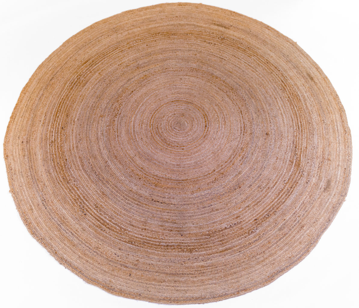 grand tapis rond en jute, agence Parade