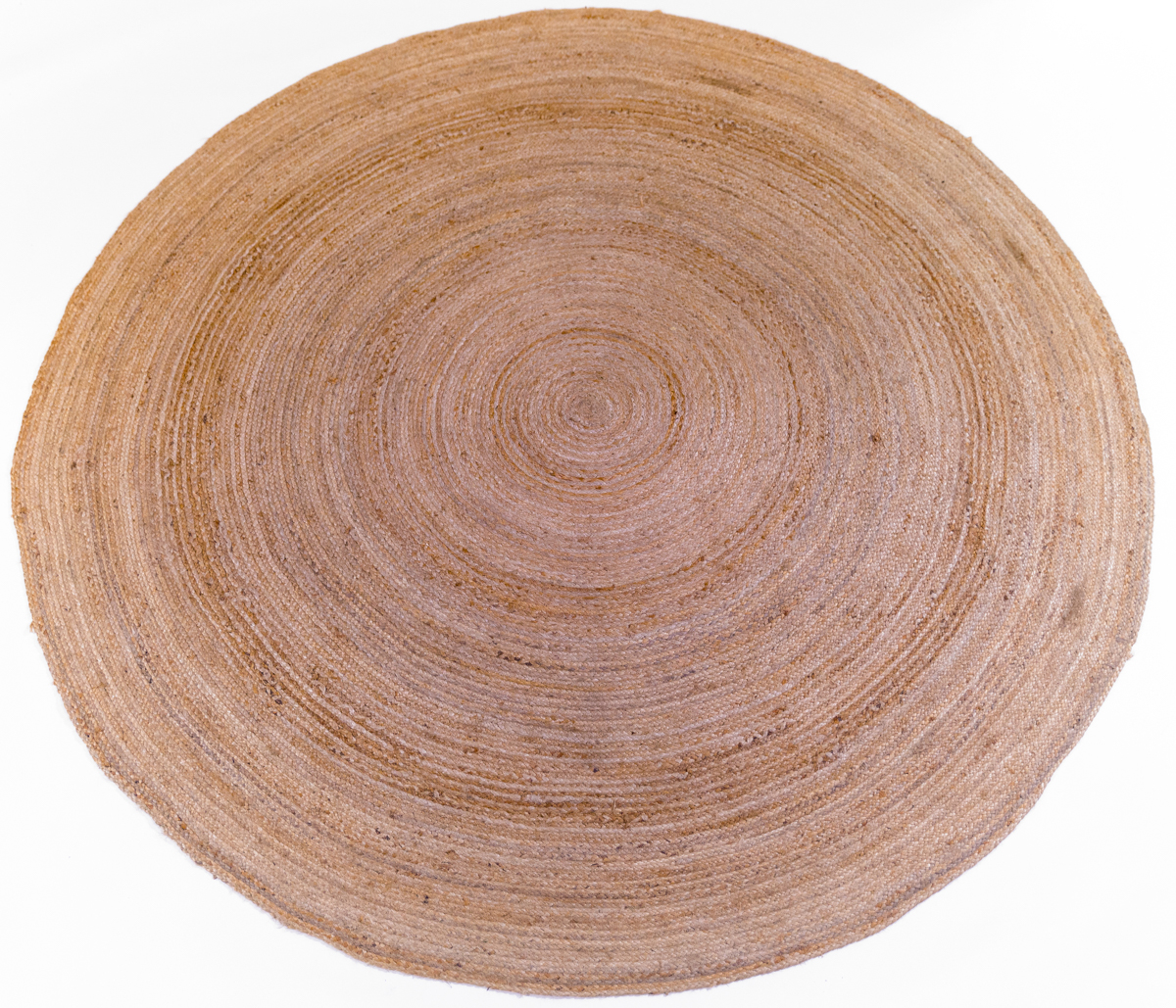 grand tapis rond en jute, agence Parade