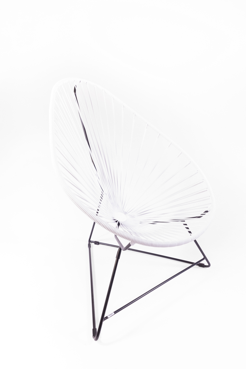 fauteuil Acapulco blanc, de la marque Boqa, agence Parade