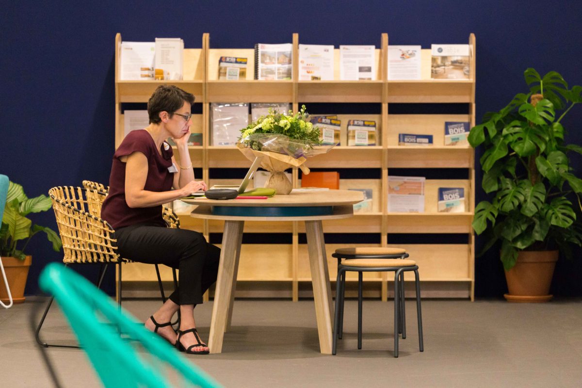 mobilier pour stand, Atlanbois, agence Parade