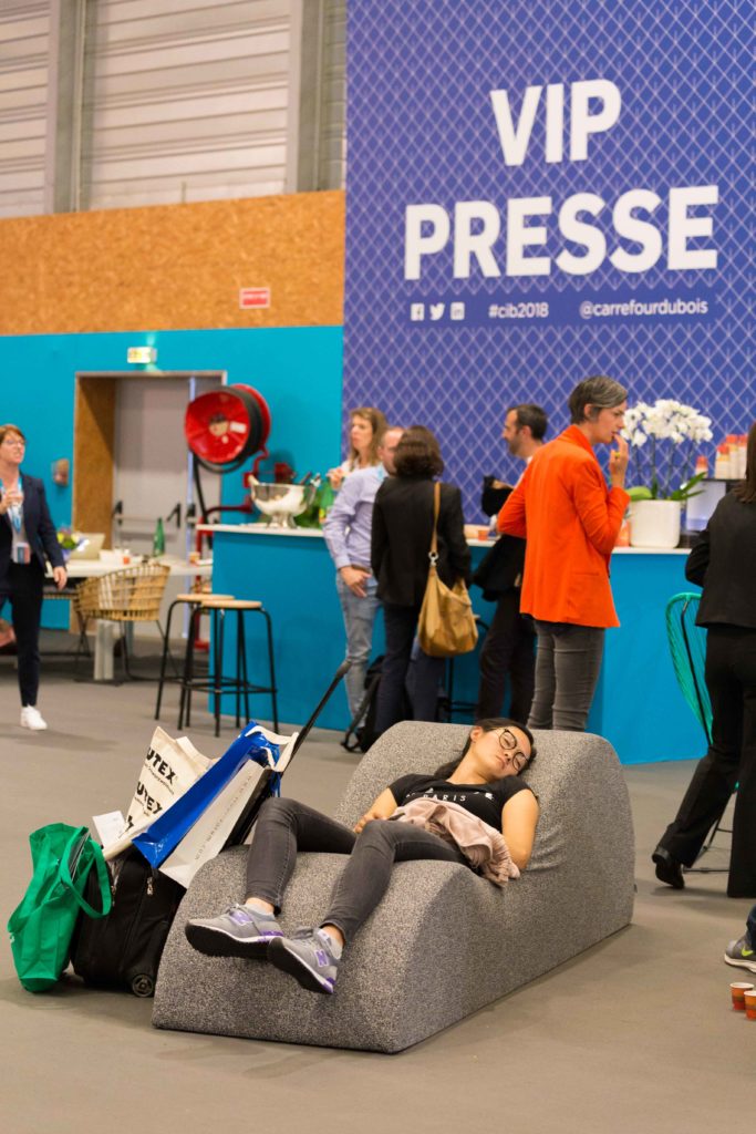 mobilier pour stand, Atlanbois, agence Parade