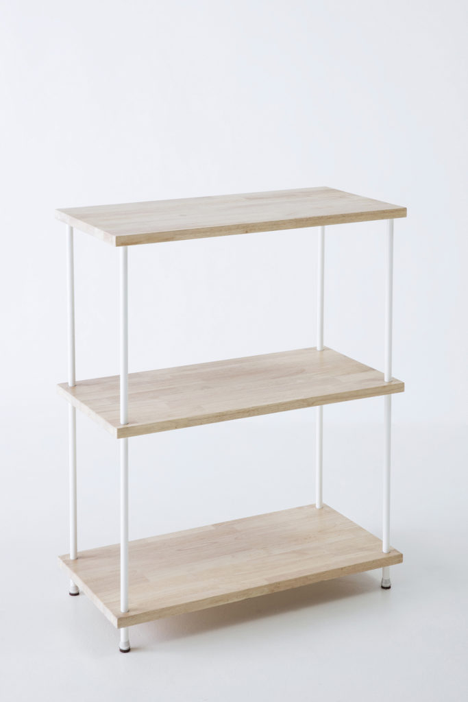 étagère en bois et métal, agence PARADE