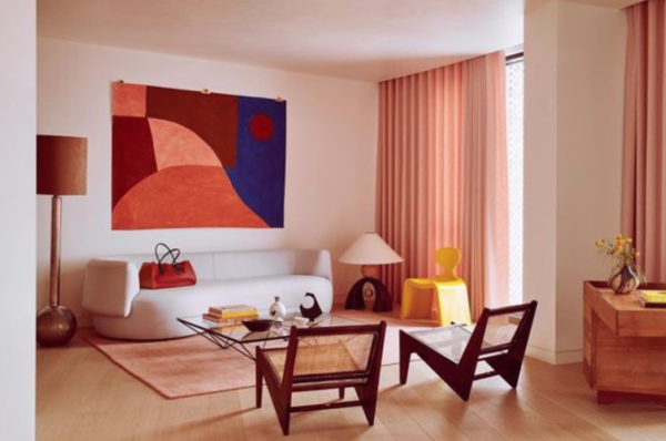 mix mobilier vintage et desing