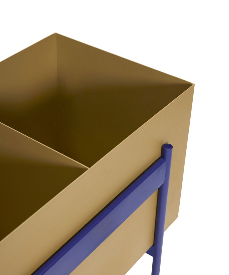 jardinière kaki /bleu